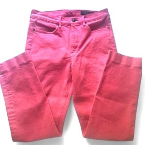 Rag & Bone Womens Ankle Cigarette Bull Pink Jeans  Size 28 EUC